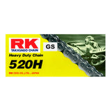 RK CHAIN 520 HEAVY DUTY - 120 LINK - GOLD