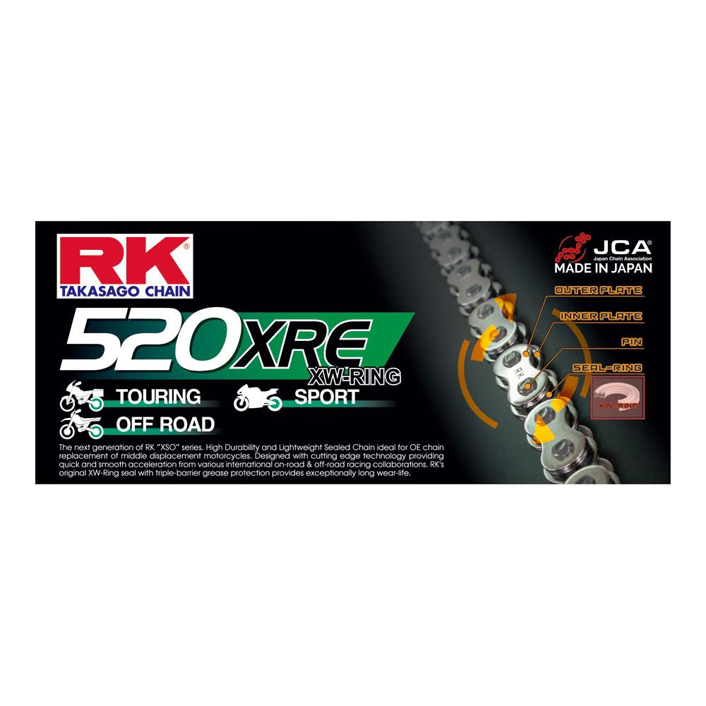 RK CHAIN 520XRE - 130 LINK