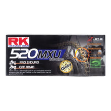 Load image into Gallery viewer, RK CHAIN 520MXU - 120 LINK - GOLD