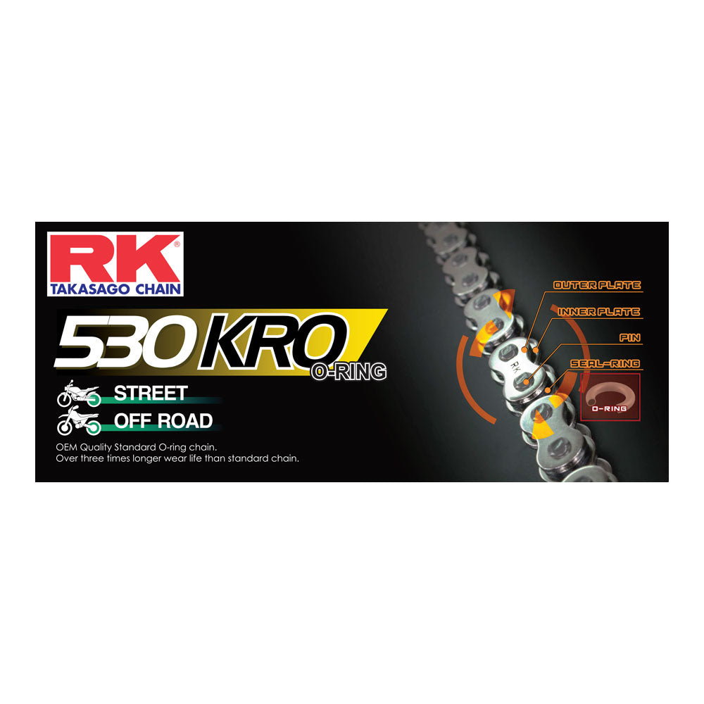 RK CHAIN 530KRO - 114 LINK