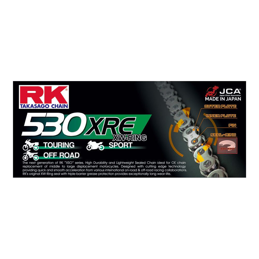 RK CHAIN 530XRE - 124 LINK