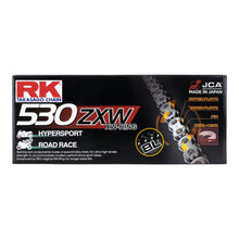 Load image into Gallery viewer, RK CHAIN 530ZXW - 120 LINK - BLACK