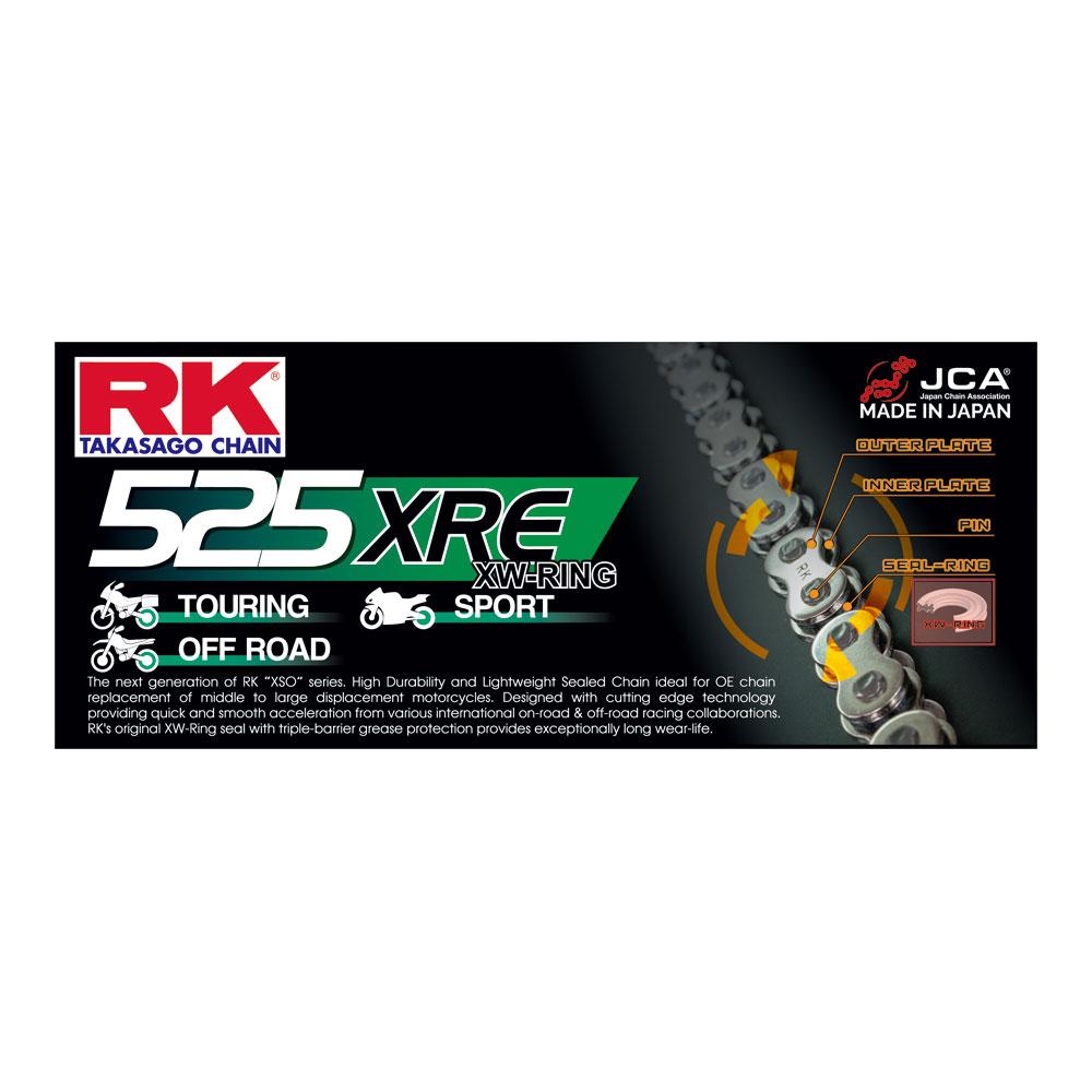 RK CHAIN 525XRE - 124 LINK