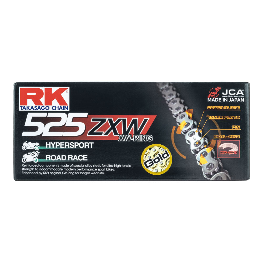 RK CHAIN 525ZXW-120 LINK - GOLD