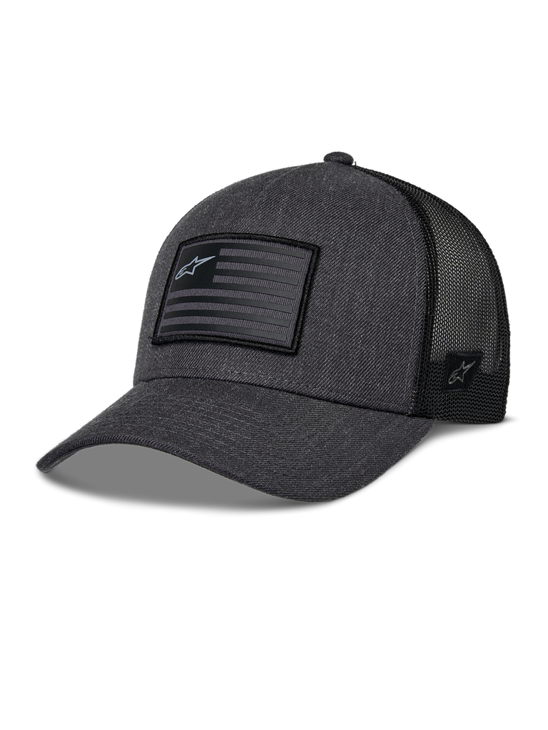 Alpinestars Flag Snapback Hat - Charcoal Heather/Black - View 1 | Everest Motorcycles