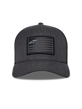 Load image into Gallery viewer, Alpinestars Flag Snapback Hat - Charcoal Heather/Black - View 5 | Everest Motorcycles