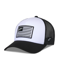 Alpinestars Flag Snapback Hat - White/Black - View 1 | Everest Motorcycles