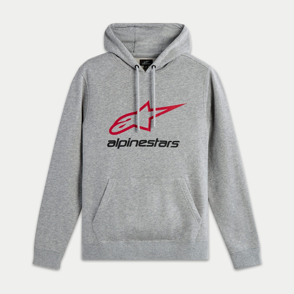 Alpinestars Always V3 Hoodie - Grey Heather/Red/Black