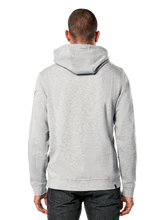 Load image into Gallery viewer, Alpinestars Linear Wordmark V3 Hoodie - Grey Heather/Red/Black
