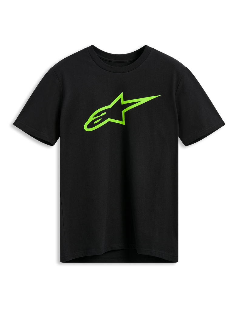 Alpinestars 2.0 CSF Tee - Black/Green - View 1 | Everest Motorcycles
