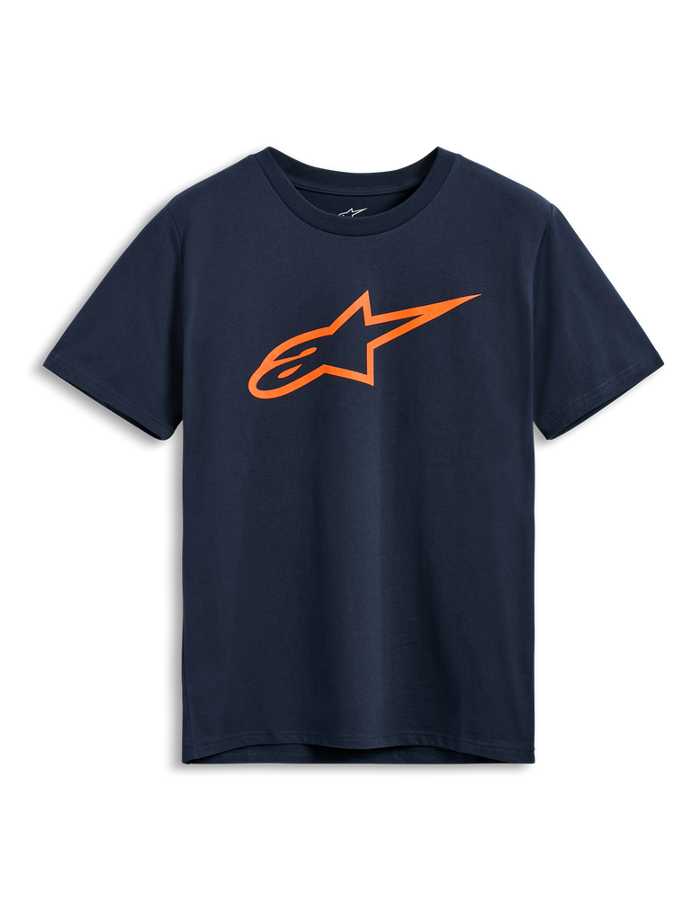 Alpinestars 2.0 CSF Tee - Navy/Orange - View 1 | Everest Motorcycles