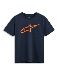 Alpinestars 2.0 CSF Tee - Navy/Orange - View 1 | Everest Motorcycles