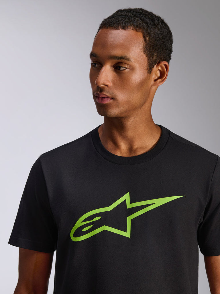 Alpinestars 2.0 CSF Tee - Black/Green - View 5 | Everest Motorcycles