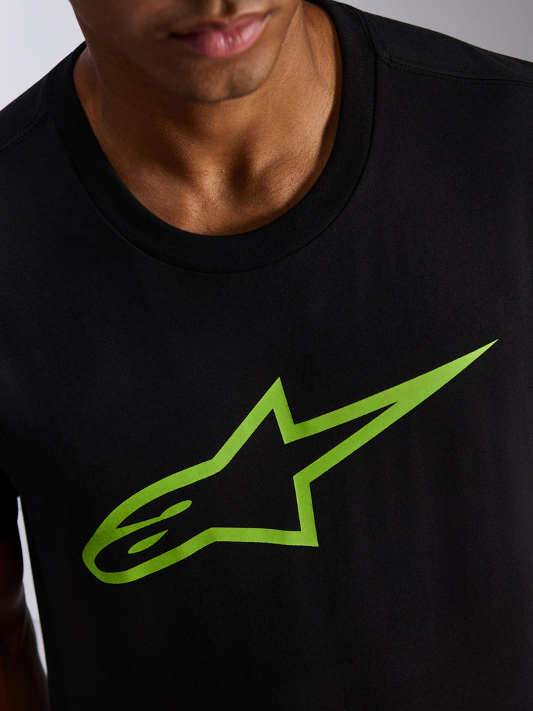 Alpinestars 2.0 CSF Tee - Black/Green - View 4 | Everest Motorcycles