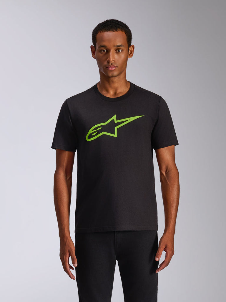 Alpinestars 2.0 CSF Tee - Black/Green - View 2 | Everest Motorcycles