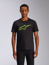 Load image into Gallery viewer, Alpinestars 2.0 CSF Tee - Black/Green - View 2 | Everest Motorcycles