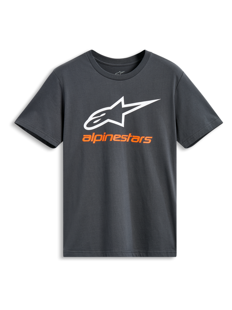 Alpinestars Always 2.0 CSF Tee - Charcoal/White/Orange - View 1 | Everest Motorcycles