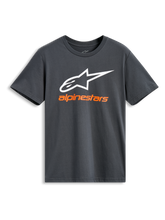 Load image into Gallery viewer, Alpinestars Always 2.0 CSF Tee - Charcoal/White/Orange - View 1 | Everest Motorcycles