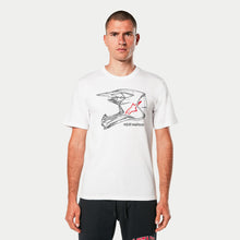Load image into Gallery viewer, Alpinestars MX Helmet CSF Tee - White