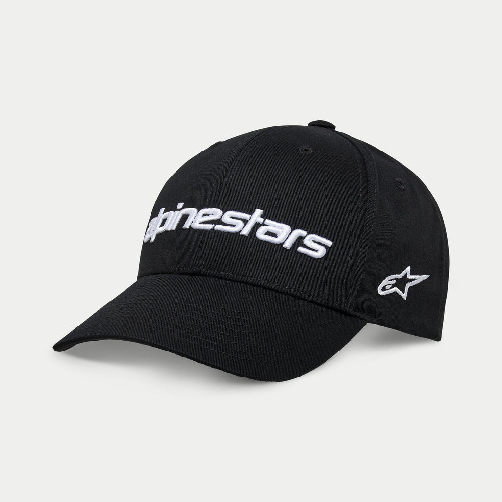 Alpinestars Linear Wordmark 2.0 Hat - Black/White