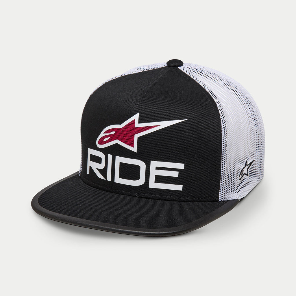 Alpinestars Ride 4.0 Trucker Hat - Black White Red