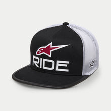 Load image into Gallery viewer, Alpinestars Ride 4.0 Trucker Hat - Black White Red