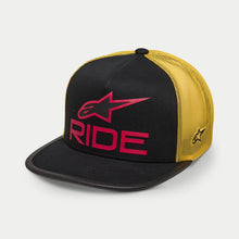 Load image into Gallery viewer, Alpinestars Ride 4.0 Trucker Hat - Black Yellow Red