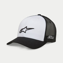 Load image into Gallery viewer, Alpinestars Ageless Outline Trucker Hat - White/Black
