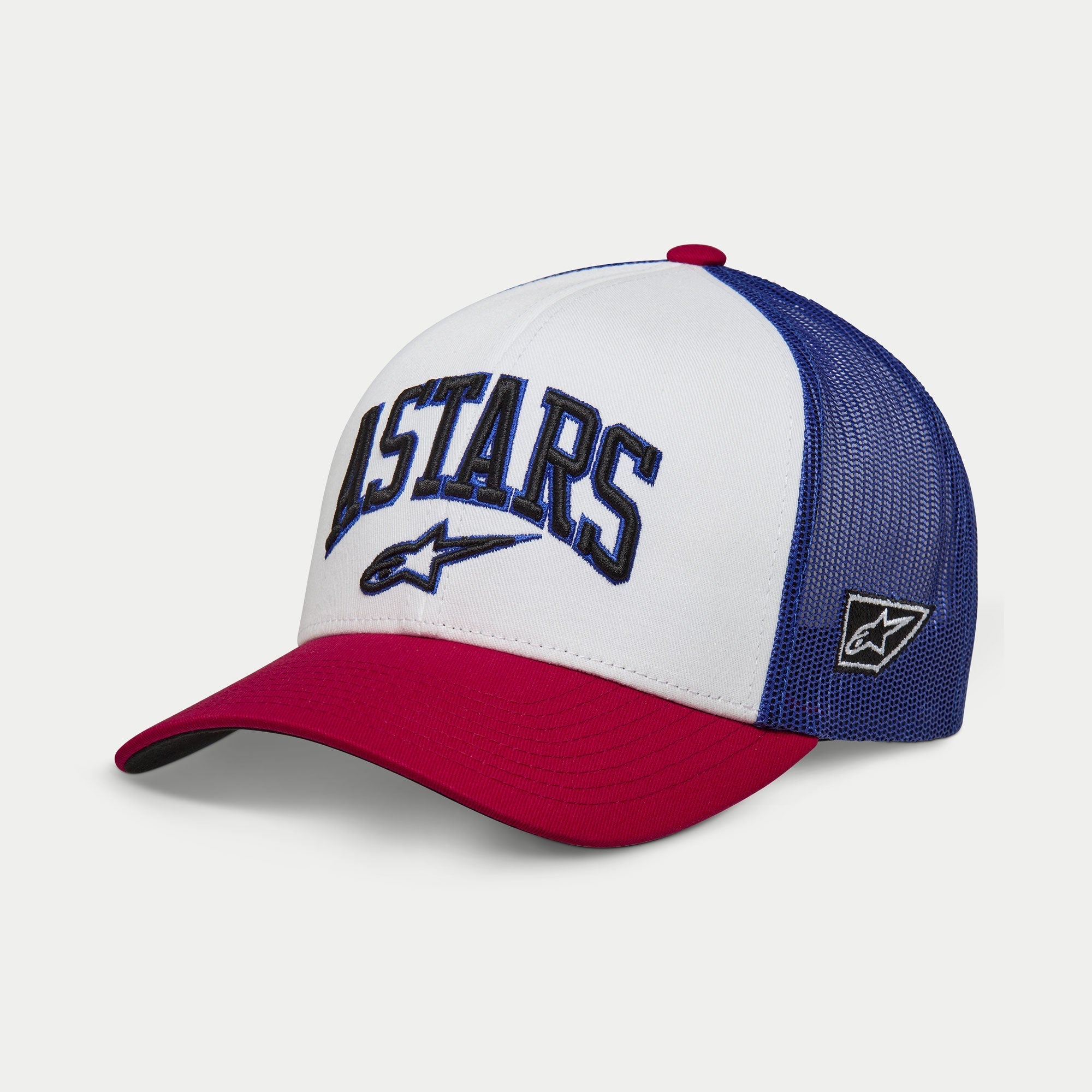 Alpinestars Dunker Trucker Hat - White/Red/Blue