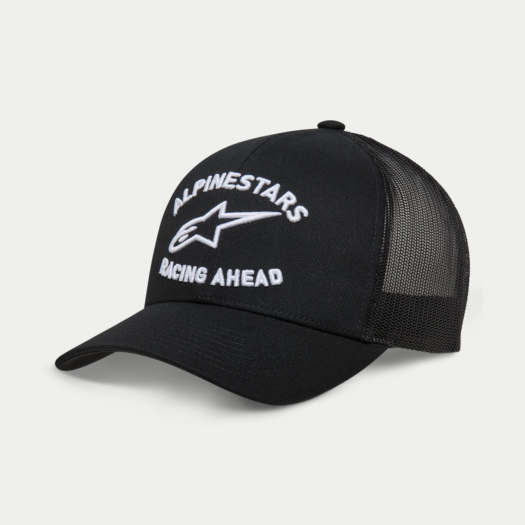Alpinestars Triple Trucker Hat - Black/Black/White