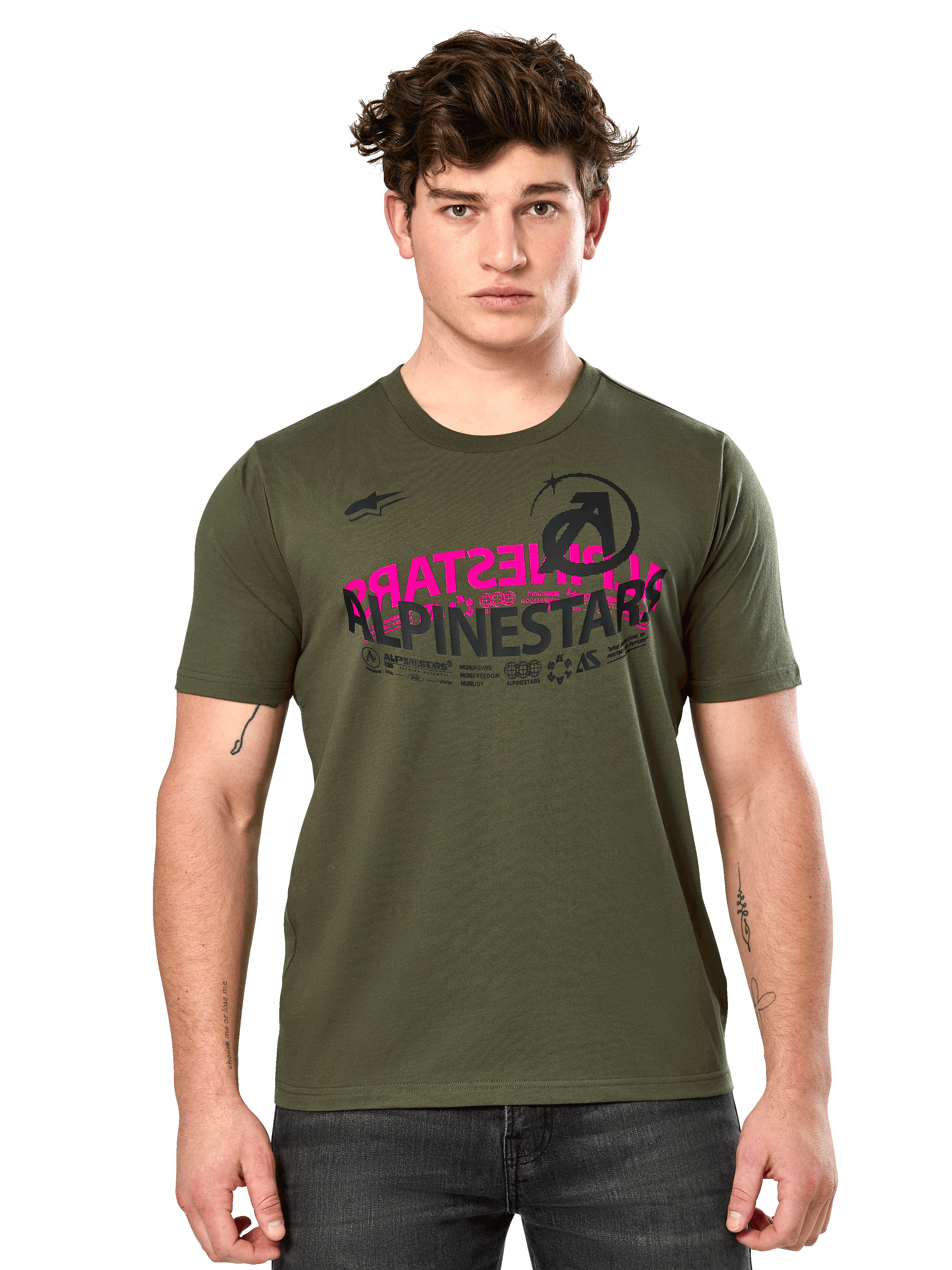 Alpinestars Semicircle Short Sleeve CSF Tee - Military Green