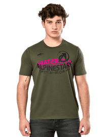 Alpinestars Semicircle Short Sleeve CSF Tee - Military Green