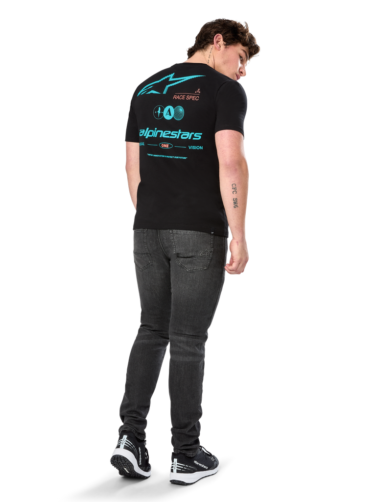Alpinestars Asym Short Sleeve CSF Tee - Black