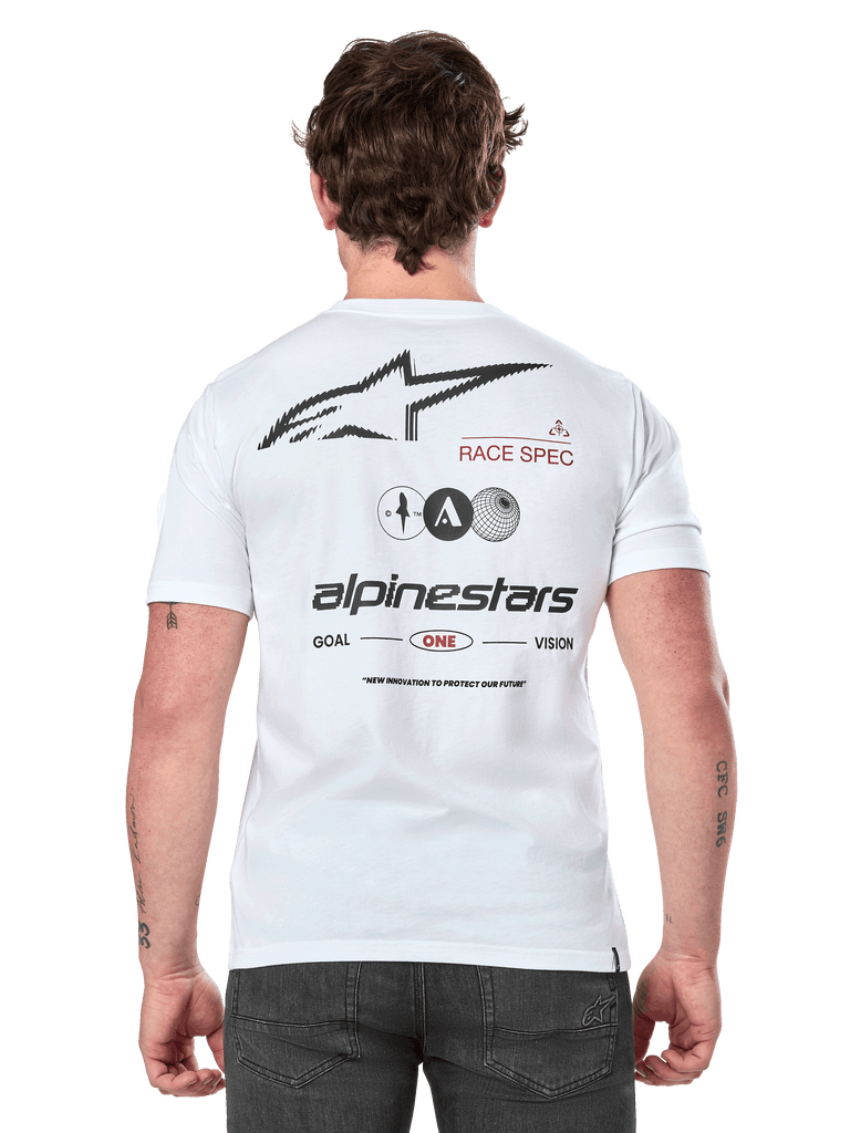 Alpinestars Asym Short Sleeve CSF Tee - White