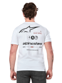 Alpinestars Asym Short Sleeve CSF Tee - White