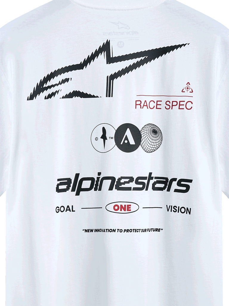 Alpinestars Asym Short Sleeve CSF Tee - White