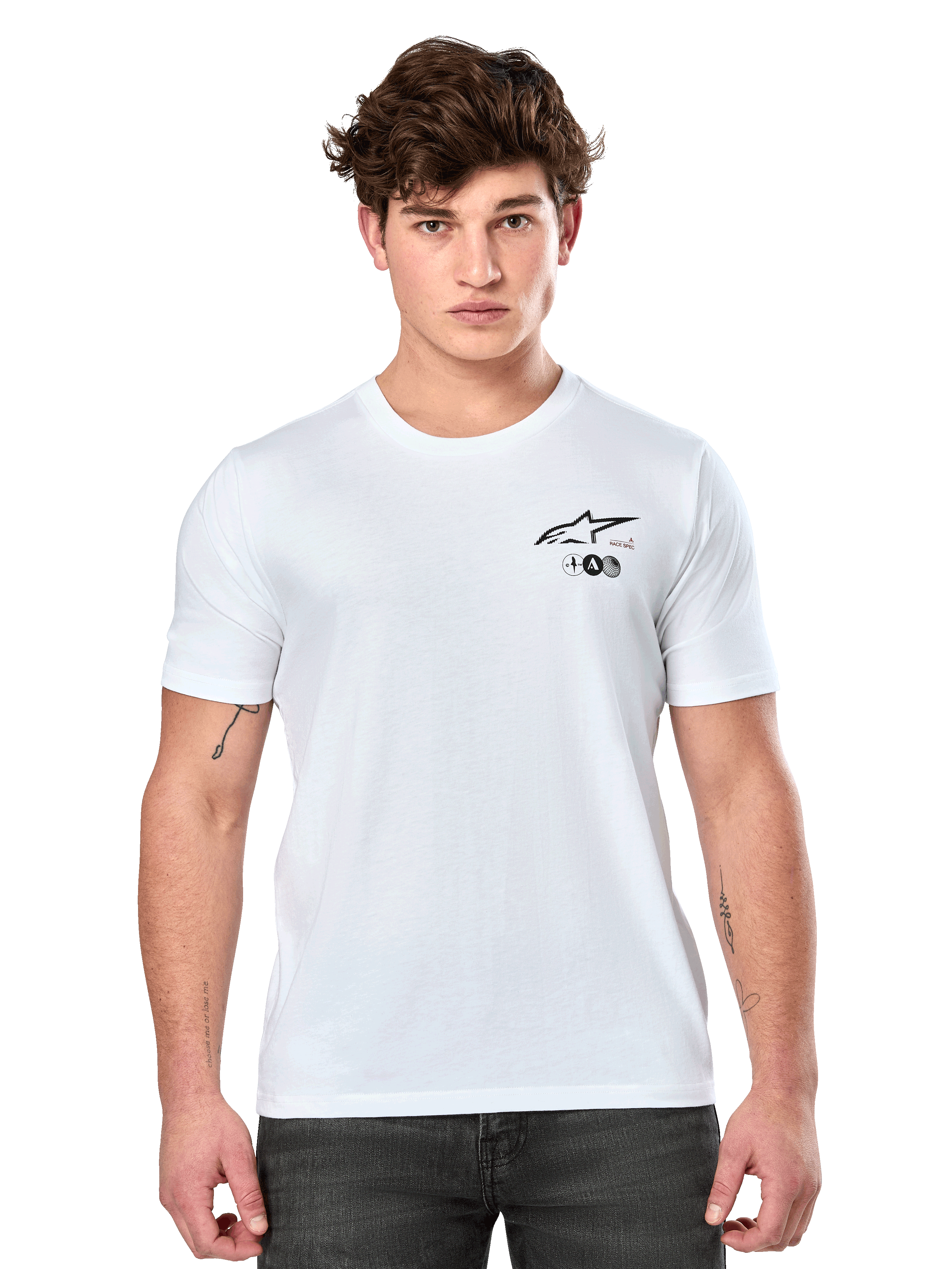 Alpinestars Asym Short Sleeve CSF Tee - White