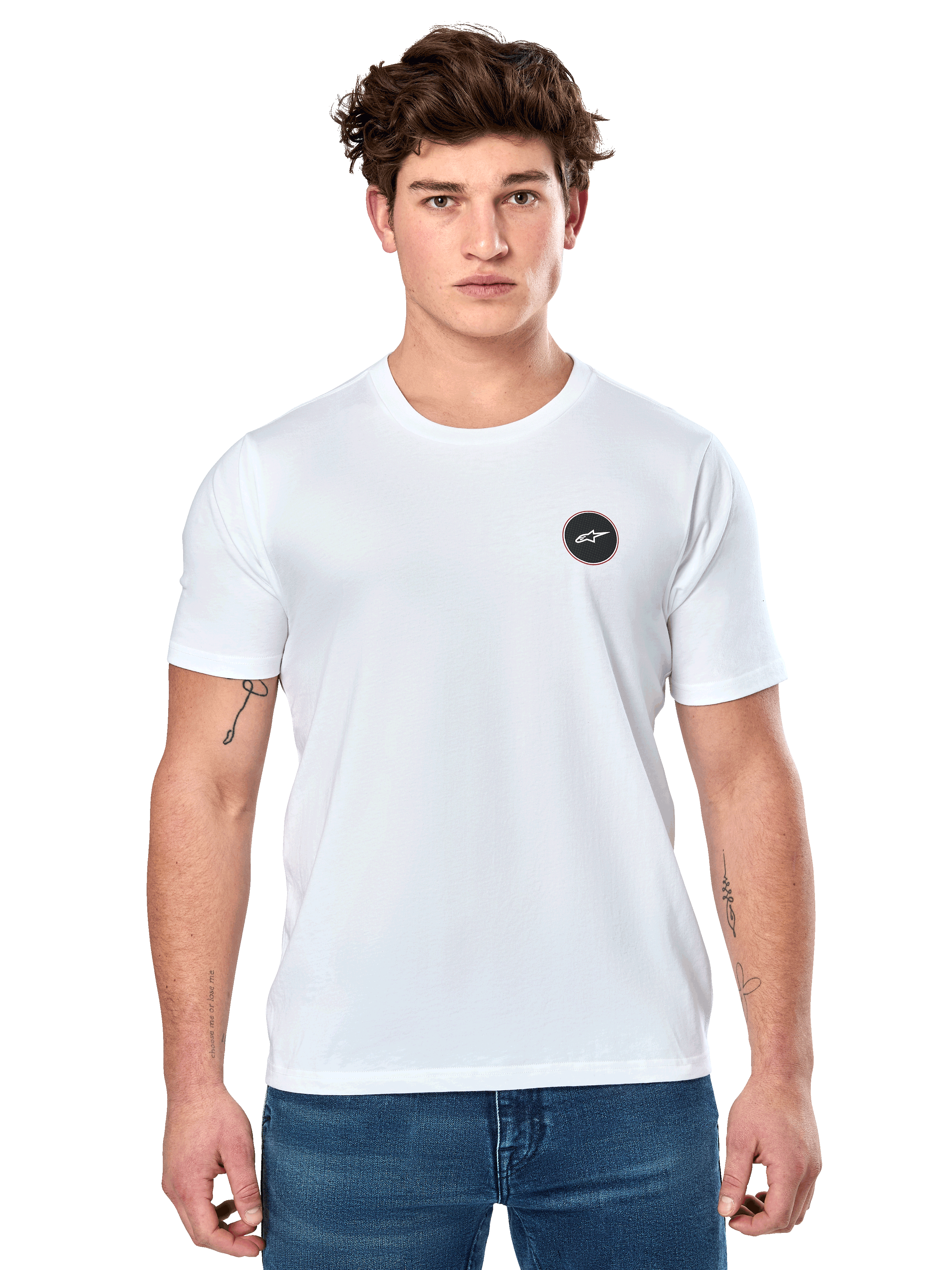 Alpinestars Dot Carbon Short Sleeve CSF Tee - White