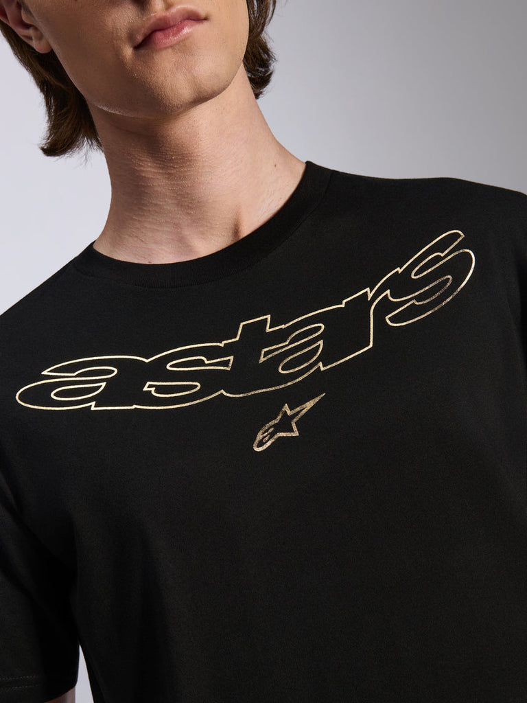 Alpinestars Luxo CSF Short Sleeve Tee - Black - View 5 | Everest Motorcycles