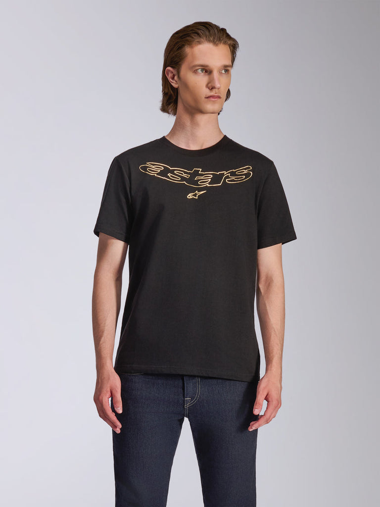 Alpinestars Luxo CSF Short Sleeve Tee - Black - View 2 | Everest Motorcycles