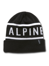 Load image into Gallery viewer, Alpinestars Wordy Cuff Beanie - Black/White