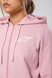 Alpinestars Womens Ageless Chest Hoodie - Pink/White