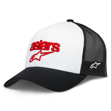Load image into Gallery viewer, Alpinestars Pedigree Hat - Black/White/Red