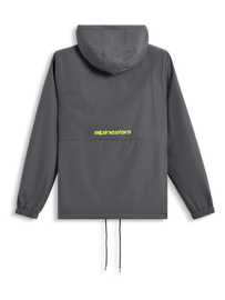 Alpinestars Speeder Chromium Windbreaker Jacket - Charcoal/High Vis Yellow - View 2 | Everest Motorcycles