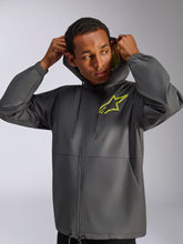 Load image into Gallery viewer, Alpinestars Speeder Chromium Windbreaker Jacket - Charcoal/High Vis Yellow - View 4 | Everest Motorcycles