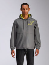 Load image into Gallery viewer, Alpinestars Speeder Chromium Windbreaker Jacket - Charcoal/High Vis Yellow - View 5 | Everest Motorcycles