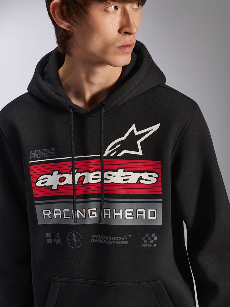 Alpinestars Harken Hoodie - Black - View 5 | Everest Motorcycles