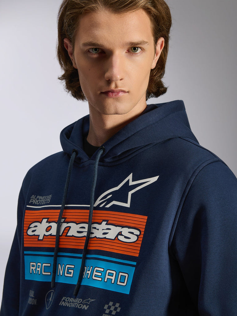 Alpinestars Harken Hoodie - Navy - View 5 | Everest Motorcycles