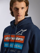 Load image into Gallery viewer, Alpinestars Harken Hoodie - Navy - View 5 | Everest Motorcycles