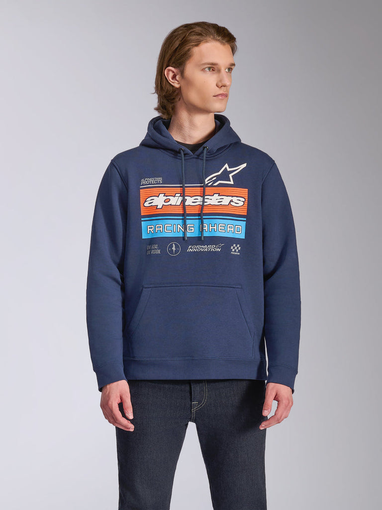 Alpinestars Harken Hoodie - Navy - View 3 | Everest Motorcycles